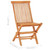 3 Piece Bistro Set with Green Cushions Solid Teak Wood A949-3063230