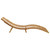 Sun Lounger Solid Teak Wood Brown A949-42008387
