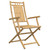 Folding Patio Chairs 2 pcs 20.9"x26"x39" Bamboo A949-368038
