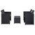 4 Piece Patio Lounge Set with Cushions Poly Rattan Black A949-46390