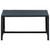 4 Piece Patio Lounge Set with Cushions Poly Rattan Black A949-46390