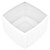 Side Table White 21.3"x21.3"x14.4" Plastic A949-48774