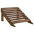 Patio Chair with Ottoman Wood Brown A949-45701
