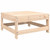 Patio Footstool with Cushion Solid Wood Pine A949-825555