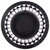 Mosaic Fire Pit Black and White 26.8" Ceramic A949-46721