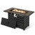 42 Inch 50000 BTU Propane Fire Pit Table with Ore Powder Surface B593-NP10461