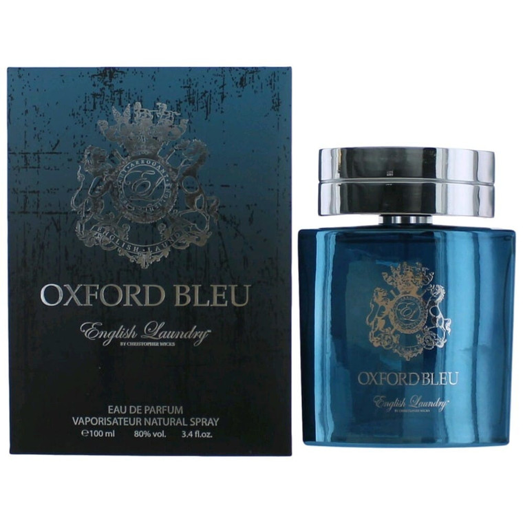 Oxford Bleu by English Laundry, 3.4 oz Eau De Parfum Spray for Men R654-amelob34s