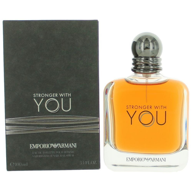 Stronger With You by Emporio Armani, 3.4 oz Eau De Toilette Spray for Men R654-ameaswy34s