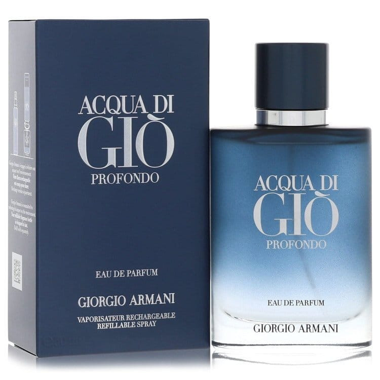 Acqua Di Gio Profondo by Giorgio Armani Eau De Parfum Spray 1.6 oz (Men) V728-570268
