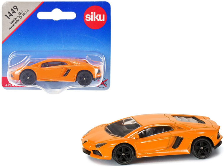 Lamborghini Aventador LP700-4 Orange Diecast Model Car by Siku F977-1449