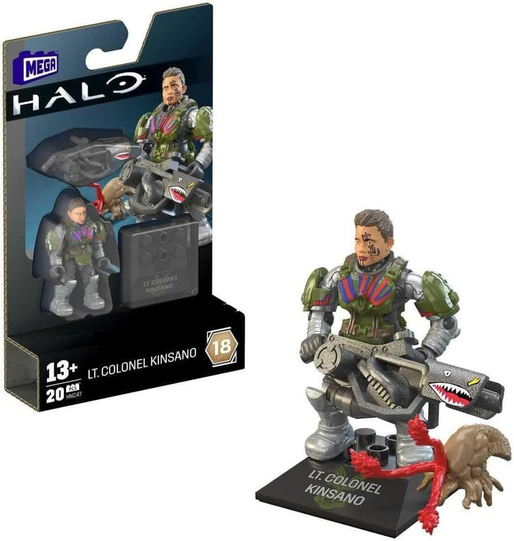 Mega Construx LT. Colonel Kinsano Figure A919-5-194735136988