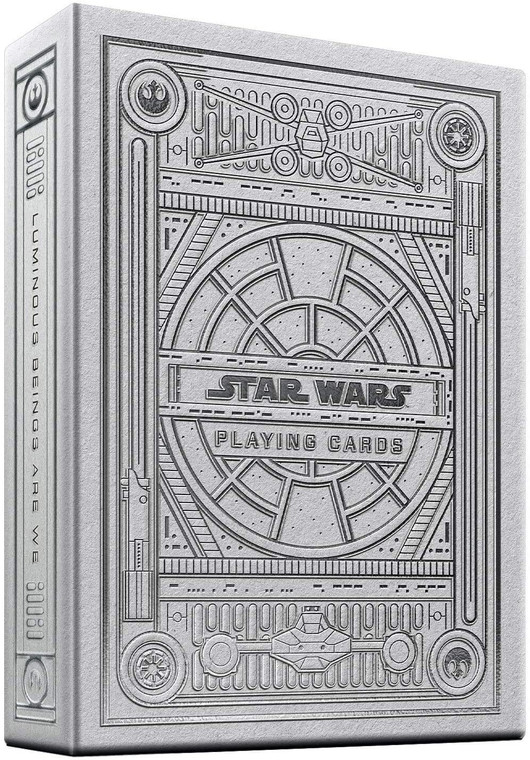 Star Wars Playing Cards Silver Edition - Light Side White A919-5-850016557155