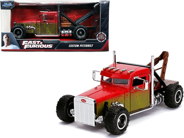 Custom Peterbilt Tow Truck "Fast & Furious" Series 1/24 Diecast Model by Jada F977-32089