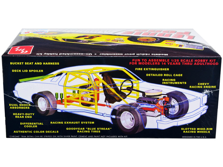Skill 2 Model Kit 1974 Chevrolet Malibu Stock Car #54 Lennie Pond 1/25 Scale Model by AMT F977-AMT1352