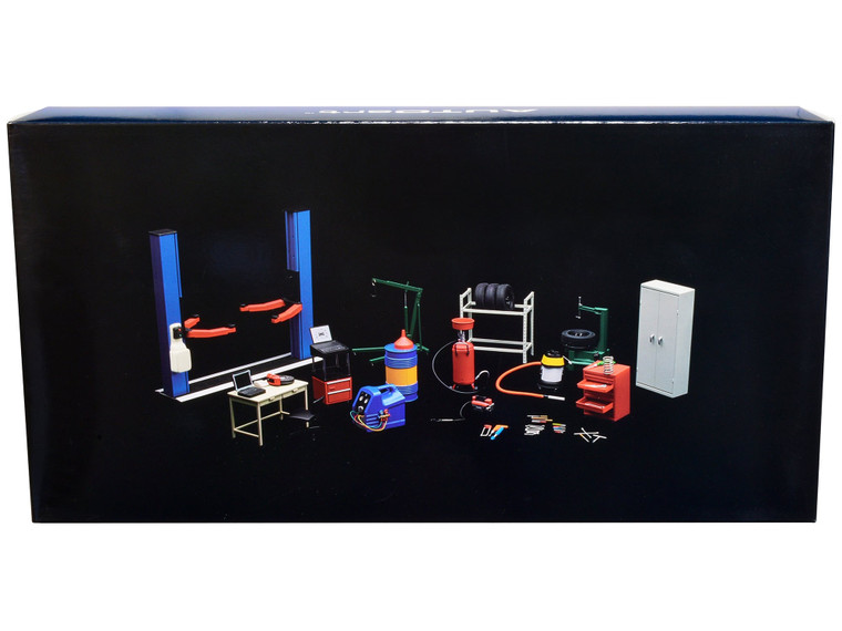 Garage Kit Set (Version 2) for 1/18 scale models by Autoart F977-49111