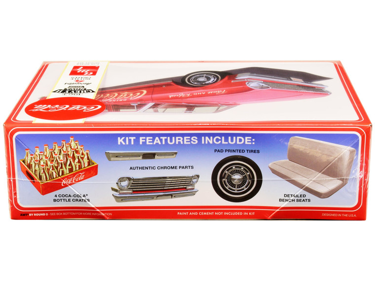 Skill 3 Model Kit 1963 Chevrolet II Nova Wagon "Coca-Cola" 1/25 Scale Model by AMT F977-AMT1353