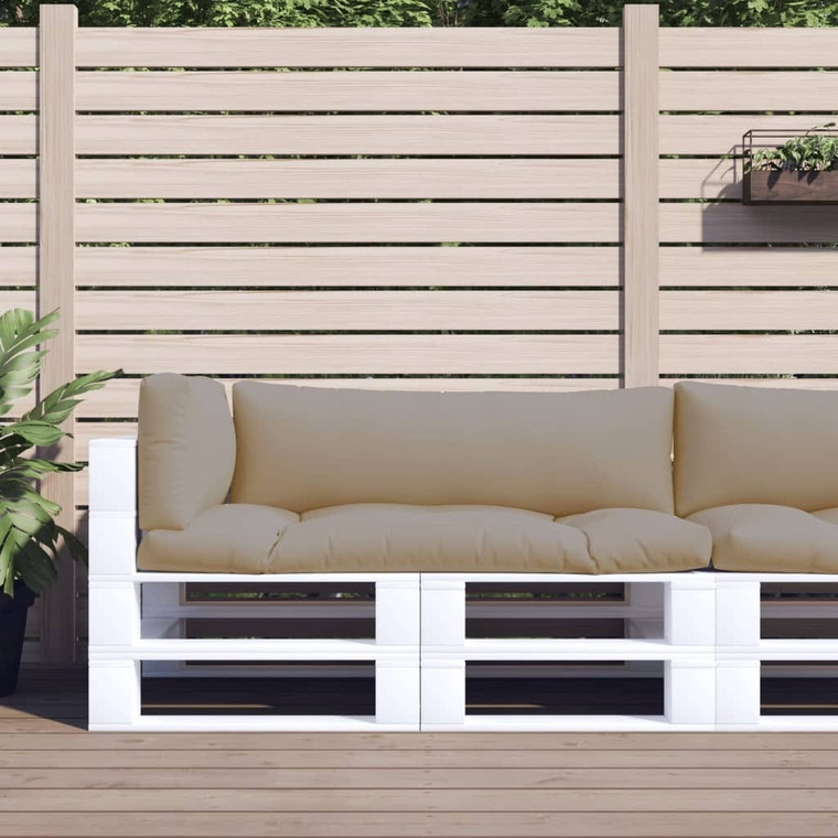 Pallet Cushions 3 pcs Taupe Fabric A949-314666