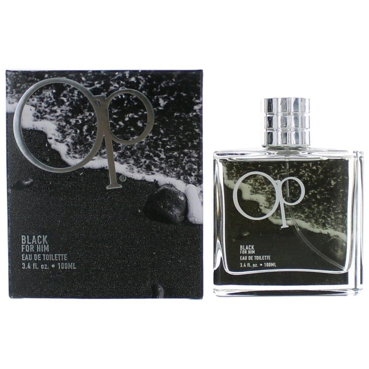 OP Black For Him by Ocean Pacific, 3.4 oz Eau De Toilette Spray for Men R654-amopb34s