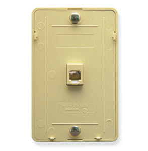 Wall Plate IDC 6P6C IVORY C403-TDICC-IC630DB6IV