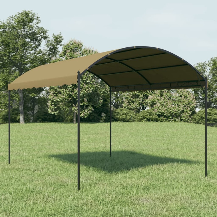 Gazebo 13.1'x9.8'x8.5'Taupe 0.6 oz/ft A949-312217