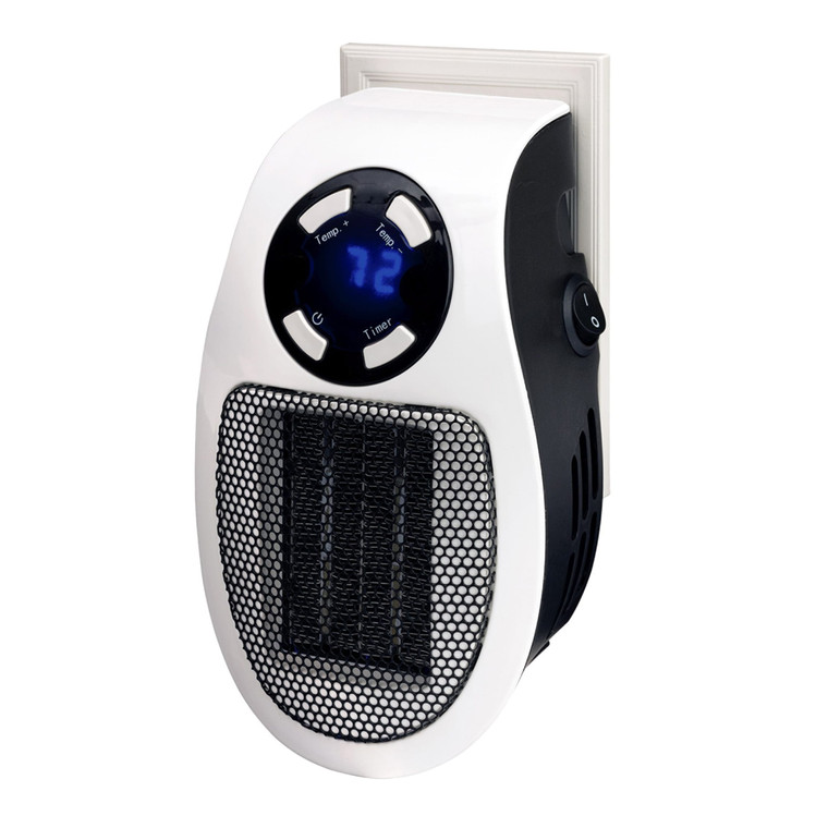 Optimus Mini Plug-in Heater with Thermostat D970-H-7801