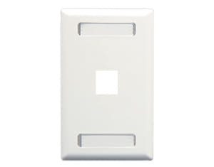 Faceplate id 1-gang 1-port white C403-TDICC-IC107S01WH