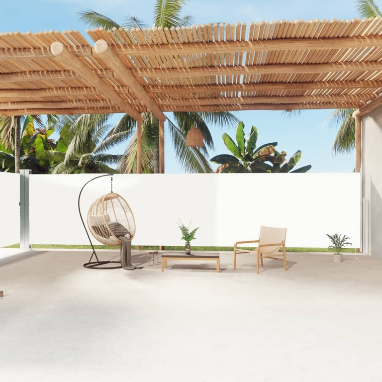 Retractable Side Awning Cream 70.9"x472.4 A949-318073
