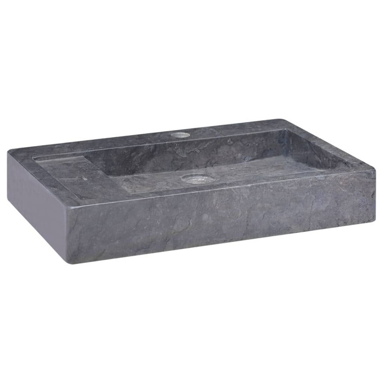  Sink Black 22.8"x15.4"x3.9" Marble A949-149160