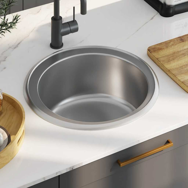  Kitchen Sink with Strainer Stainless Steel A949-145071