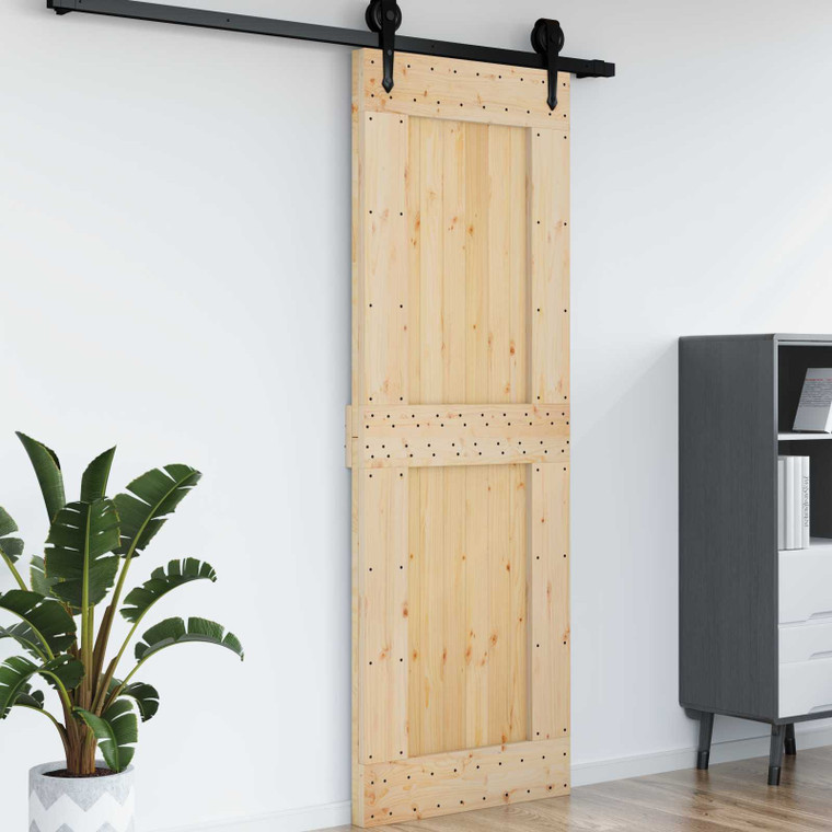  Door NARVIK 31.50 x 82.68 in Solid Pine Wood (Untreated) A949-42047089