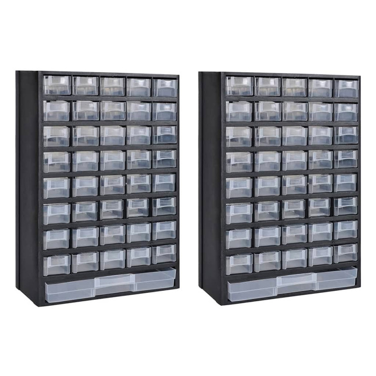  41-Drawer Storage Cabinet Tool Box 2 pcs Plastic A949-275657