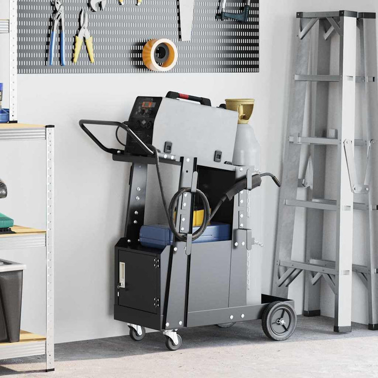  Welding Trolley Black 91 x 47 x 96 cm Steel A949-42010371