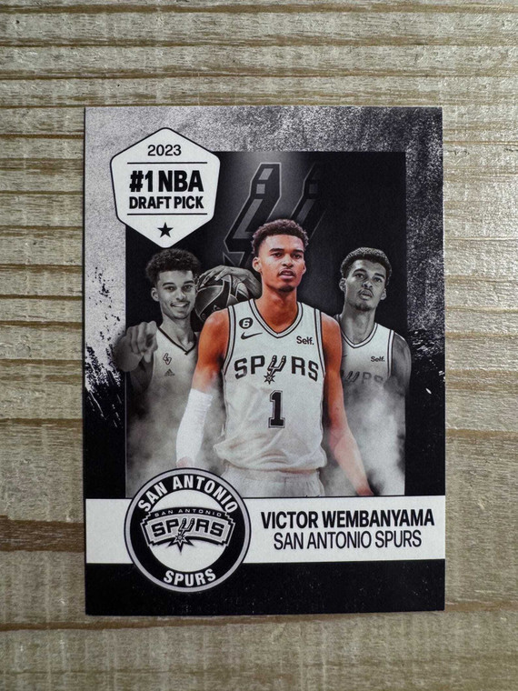 Victor Wembanyama 2023 #1 Draft Pick Rookie Card - San Antonio Spurs X584-gbNEKNWKnH0G