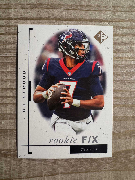 CJ Stroud 2023 Prospector's Edge Rookie F/X Rookie Football Card - Houston Texans X584-MkLIj0zThVsF