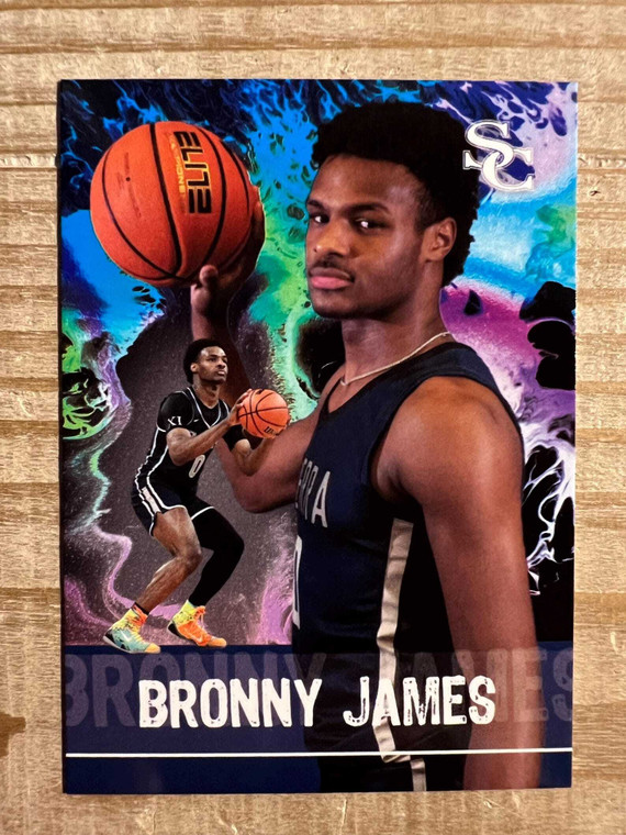 Bronny James 2021-22 Sierra Canyon Rookie Card X584-MJ4rbtgHTuCe