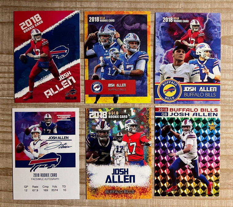 Josh Allen 2018 Lot of 6 Rookie Cards - Buffalo Bills X584-nxZEbfb9yEui