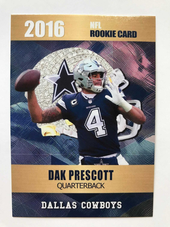 Dak Prescott 2016 NFL Rookie Card Rookie Phenoms Limited Edition Gold Platinum - Dallas Cowboys X584-SllC5qnV19P7
