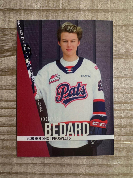 Connor Bedard 2020 Hot Shots Prospects Rookie Card - Regina Pats X584-e2EUIhsHyJaz
