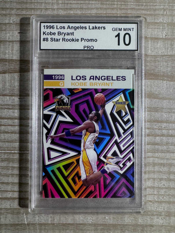 Kobe Bryant 1996 Star Rookie Promo Card 1 of 1000 - Los Angeles Lakers - Pro Graded 10 X584-mTHu3tvAOKN6