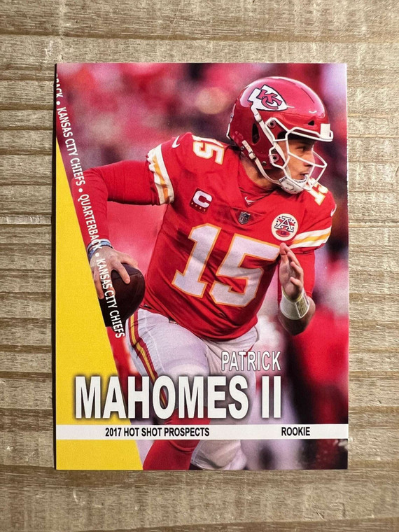 Patrick Mahomes 2017 Hot Shot Prospects Rookie Card - Kansas City Chiefs X584-IzdseBTXtvaz