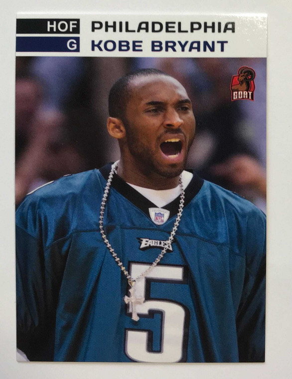 Kobe Bryant Hall of Fame Philadelphia Eagles Commemorative Sports Card X584-HTeuGfwjqXpY