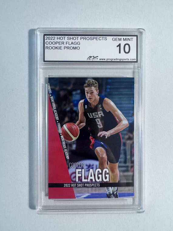 Cooper Flagg 2022 Hot Shot Prospects Promo Rookie - Graded PRO Gem Mint 10 X584-C3mqP9jCMYya