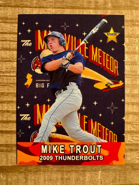 Mike Trout 2009 "The Millville Meteor" Thunderbolts Limited Edition Star Rookie Card X584-TQA3tD2dXgPg