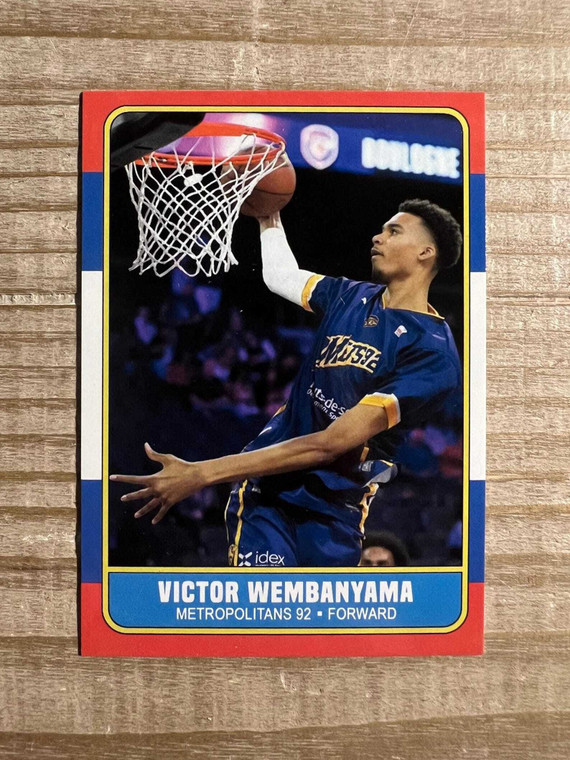 Victor Wembanyama 2020 Metropolitans 92 "86 Style" Rookie Basketball Card X584-fYJiGFDjEX7F