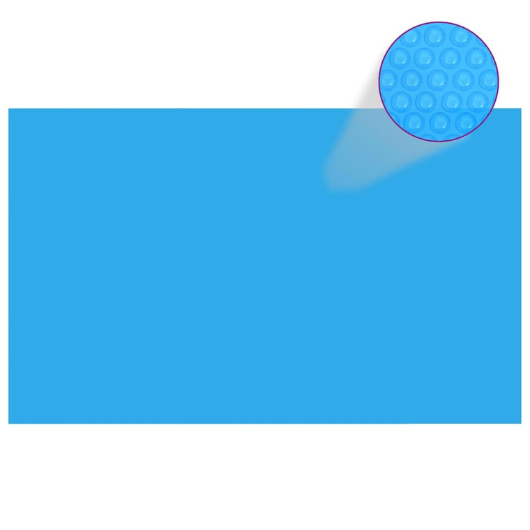  Pool Cover 102 x 63 inch PE Blue Rectangular A949-90675