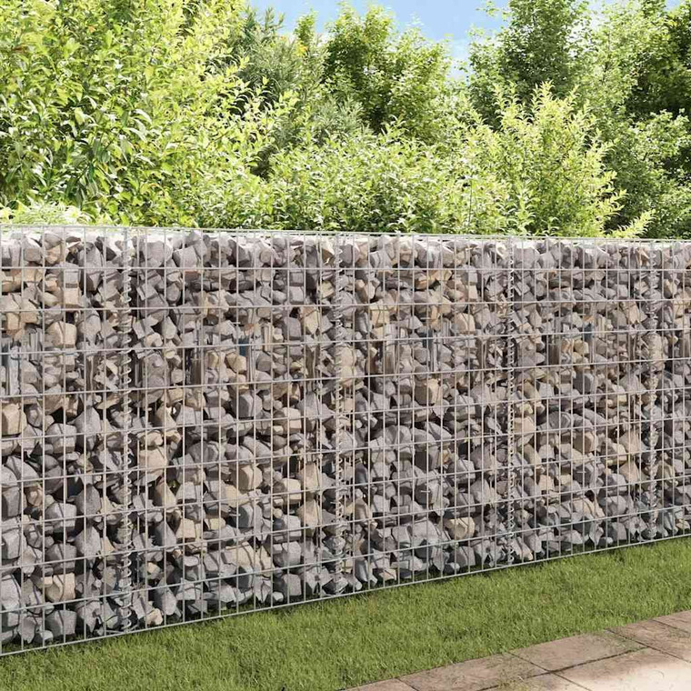  Gabion Basket Galvanized Steel 47.2"x11.8"x39.4 A949-142539