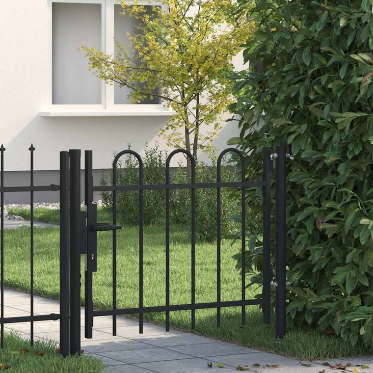  Single Door Fence Gate with Hoop Top 39.4"x29.5 A949-144361
