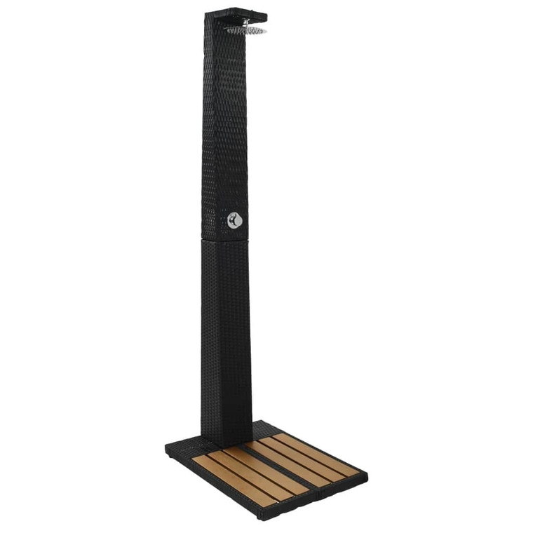  Garden Shower Poly Rattan WPC A949-44750