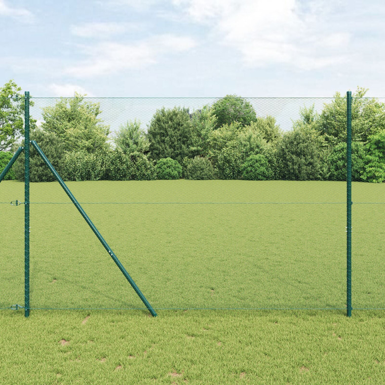  Hexagon Fence 5.25 x 164.04 ft PVC Green A949-42005438