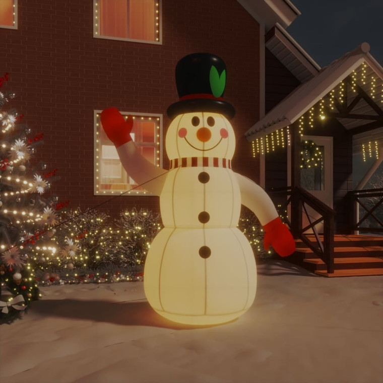 Inflatable Snowman with LEDs 8 ft A949-345367